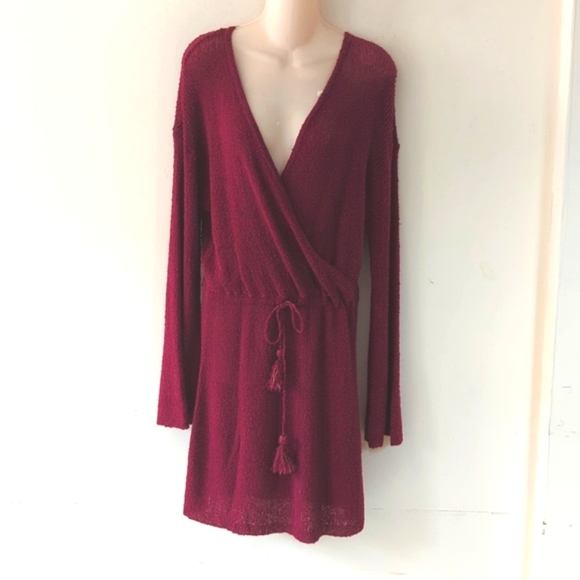 L*Space Topanga Sweater Knit Cover-Up XL - Picture 6 of 16